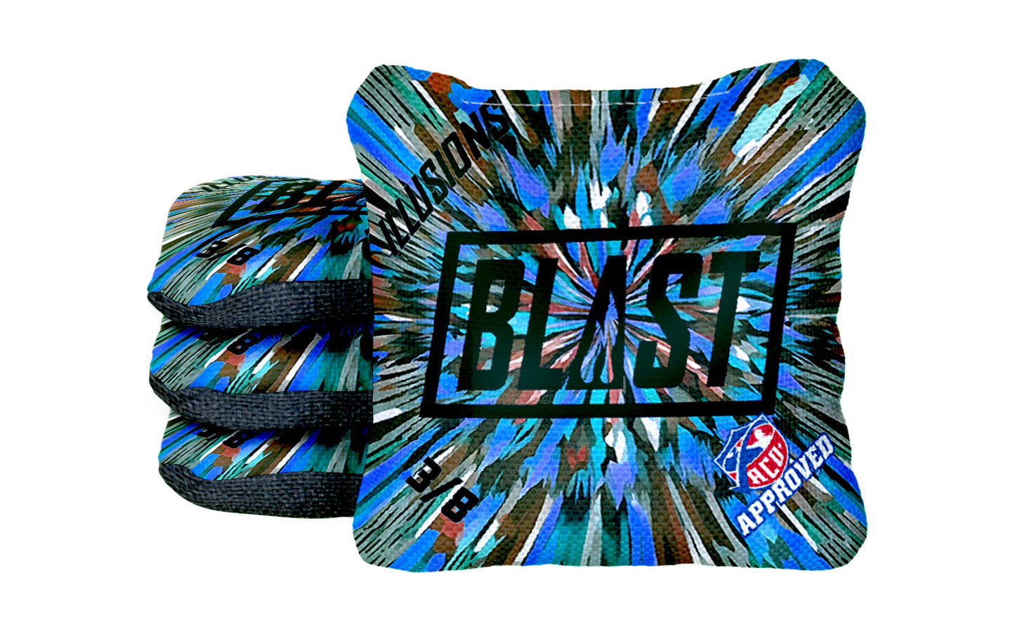 Illusions Burst Cornhole Bags - ACO Certified Performance - Korvel