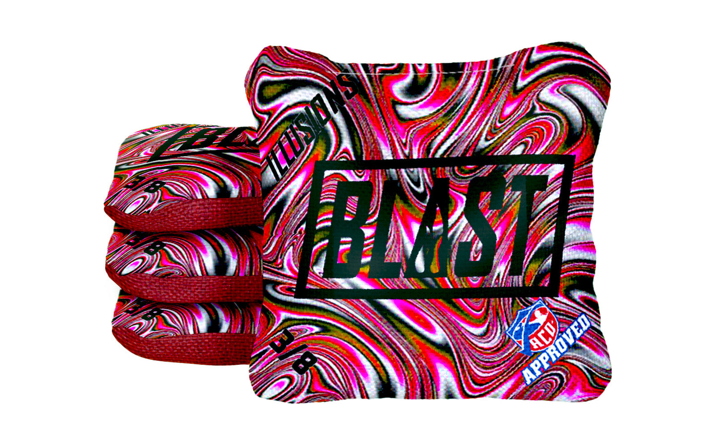 Illusions Swirl Cornhole Bags - ACO Certified Performance - Korvel