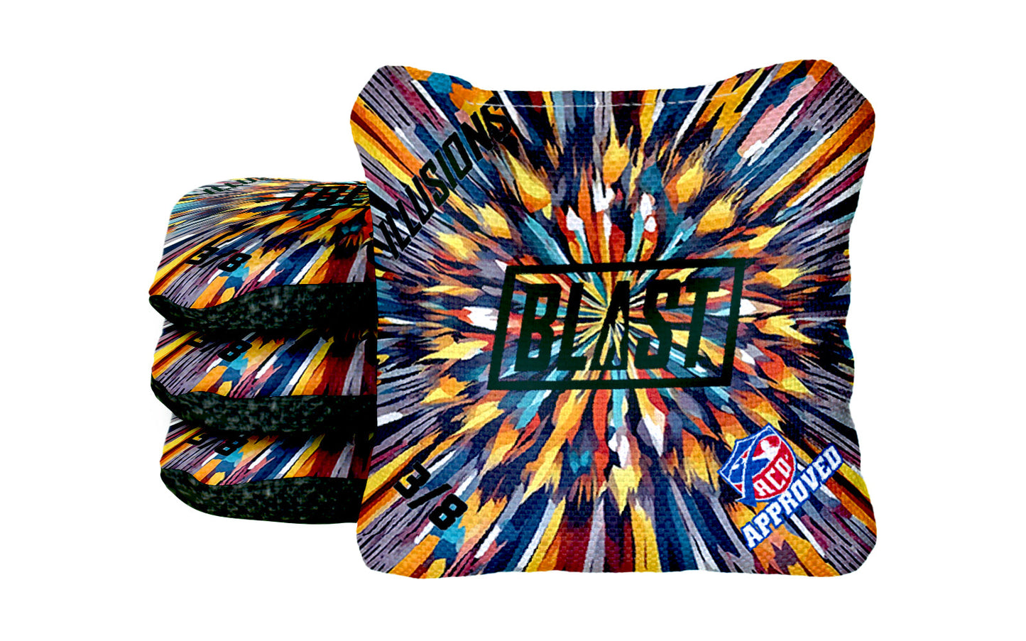 Illusions Burst Cornhole Bags - ACO Certified Performance - Korvel