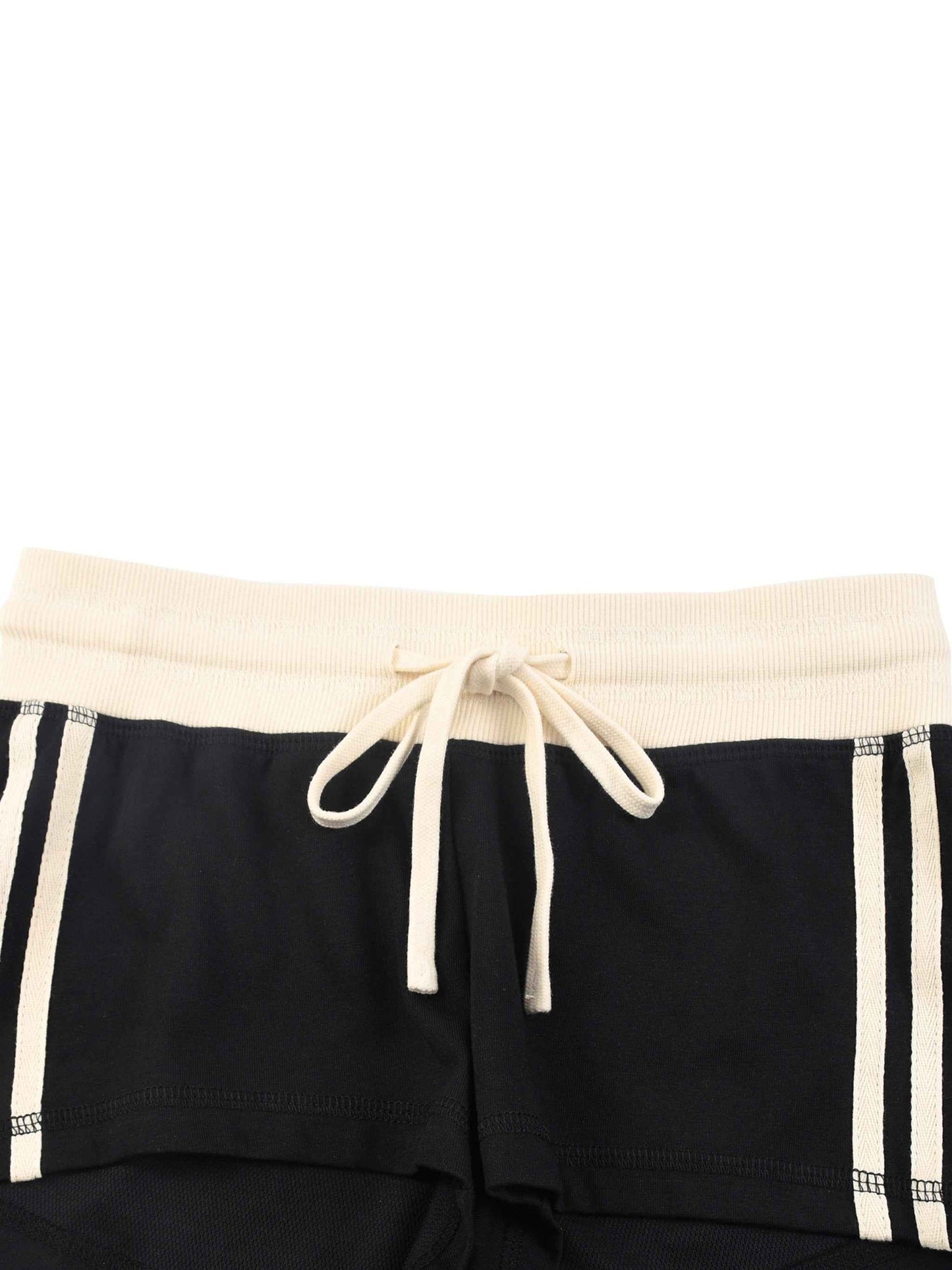 Pantalones Cortos de Entrenamiento con Rayas Contrastantes para Mujer Loki & Ivy