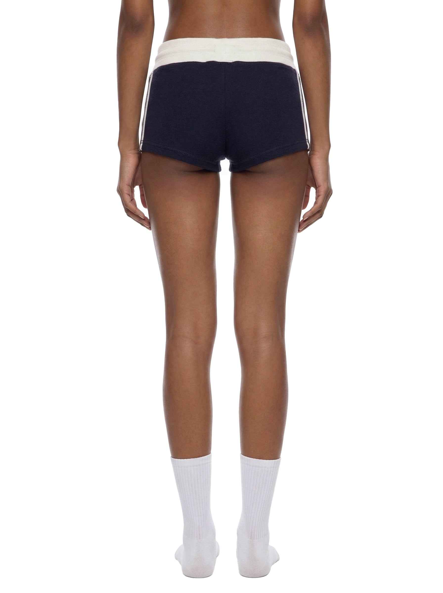 Pantalones Cortos de Entrenamiento con Rayas Contrastantes para Mujer Loki & Ivy