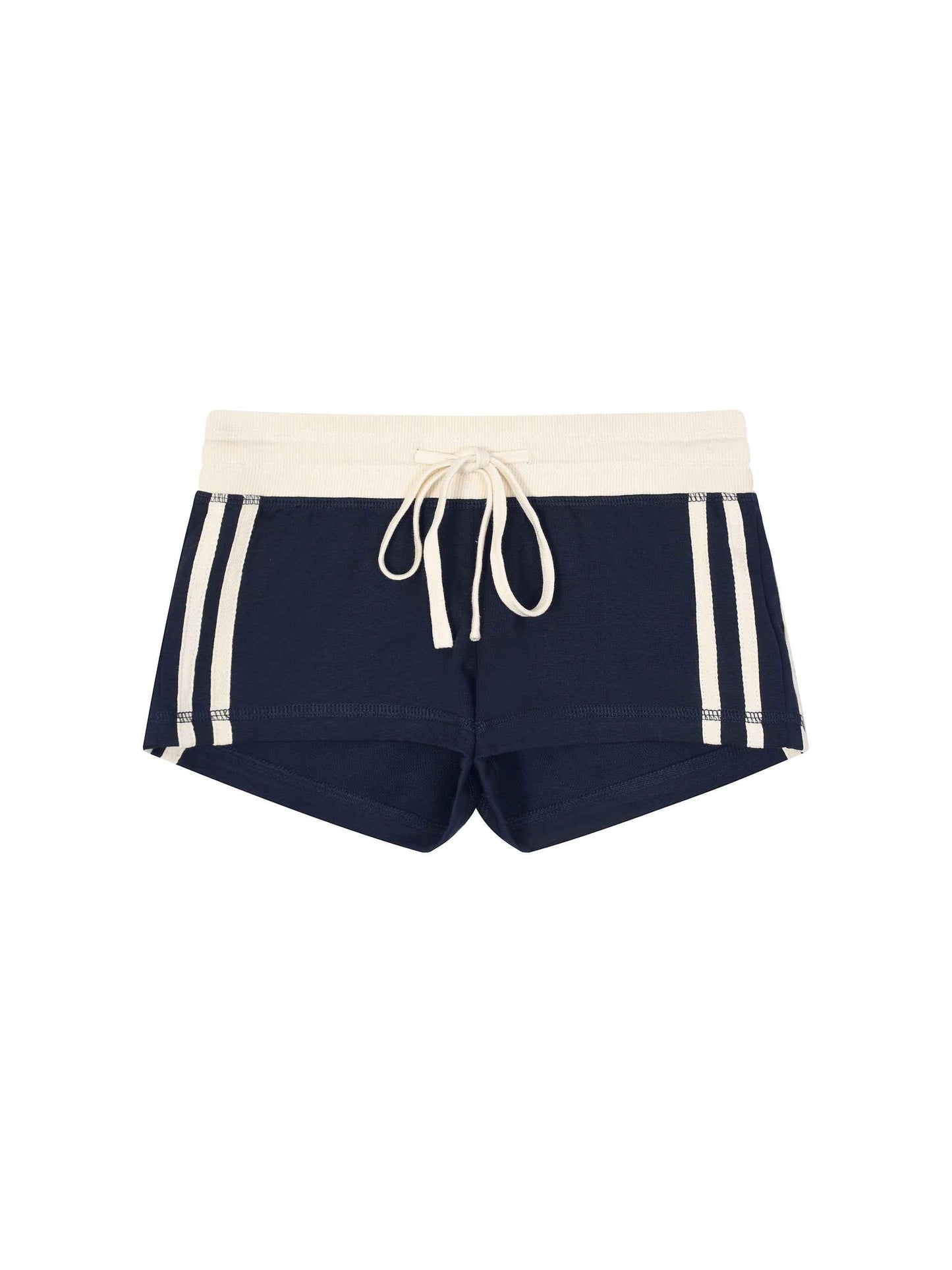 Pantalones Cortos de Entrenamiento con Rayas Contrastantes para Mujer Loki & Ivy