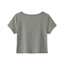 Camiseta corta ajustada de color sólido para mujer Loki & Ivy