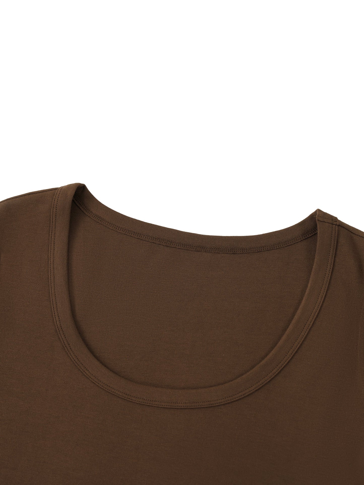 Camiseta corta ajustada de color sólido para mujer Loki & Ivy