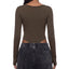 Loki & Ivy Women's Long Sleeve Yoga Bodysuit