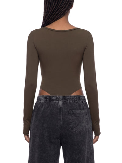 Loki & Ivy Women's Long Sleeve Yoga Bodysuit