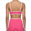Loki & Ivy Color Block Ruched V-Neck Sports Bra