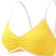 Loki & Ivy Color Block Ruched V-Neck Sports Bra