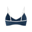 Loki & Ivy Color Block Ruched V-Neck Sports Bra