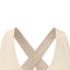 Loki & Ivy Women's Twist Front V-Neck Sports Bra