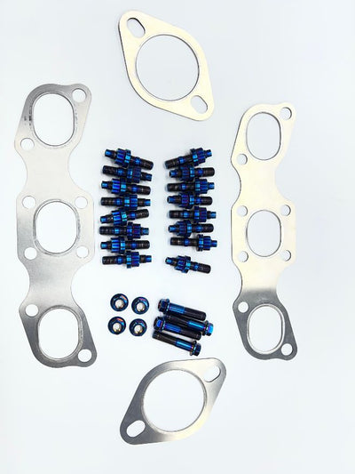 SPDZ1 Heavy Duty MLS Exhaust Manifold Gasket & Titanium Bolt Kit