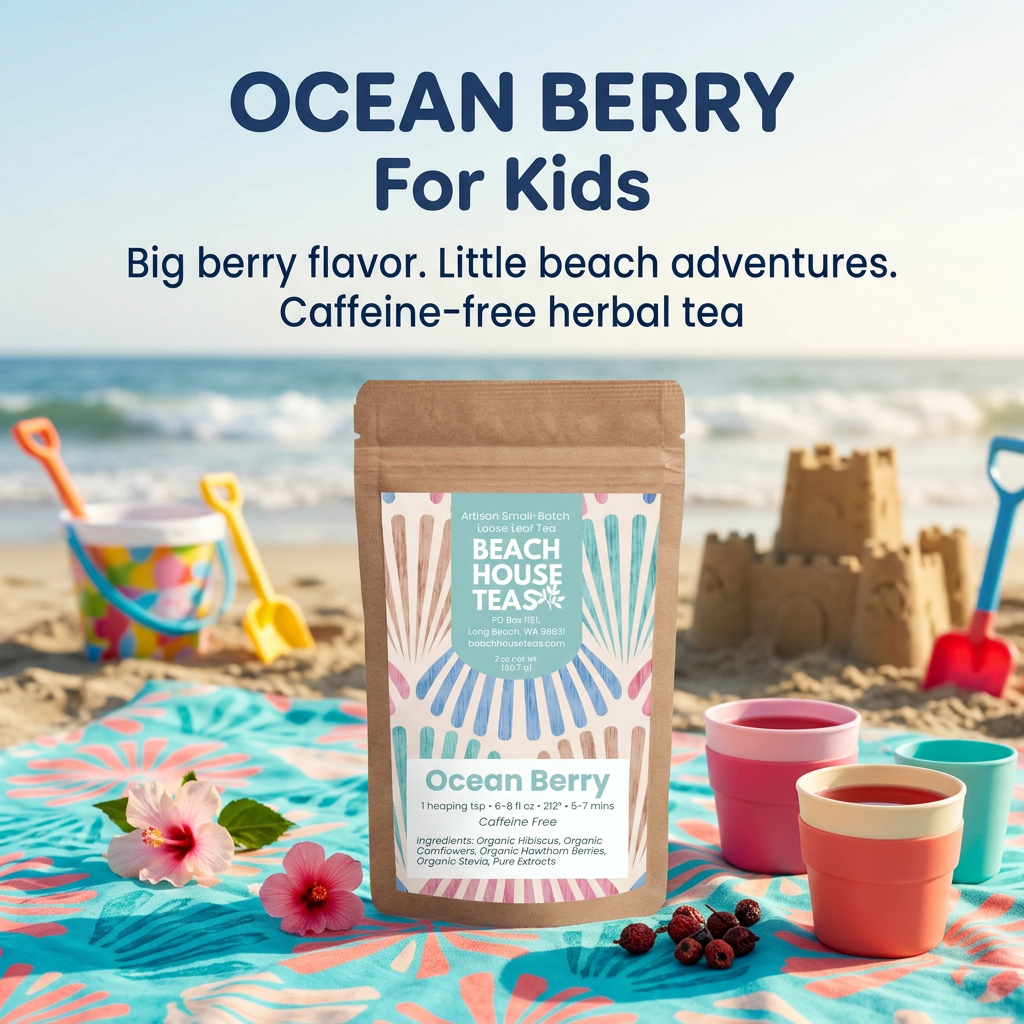 Ocean Berry for Kids - Organic Caffeine-Free Loose Leaf Tea