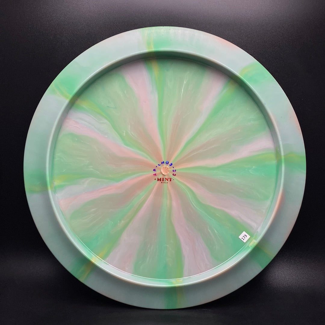 Swirly Apex Longhorn - Custom RAD Skull Stamp Disc