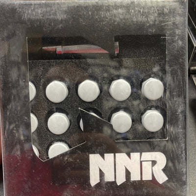 NNR 7side 12x1.5 White Close End Lugs