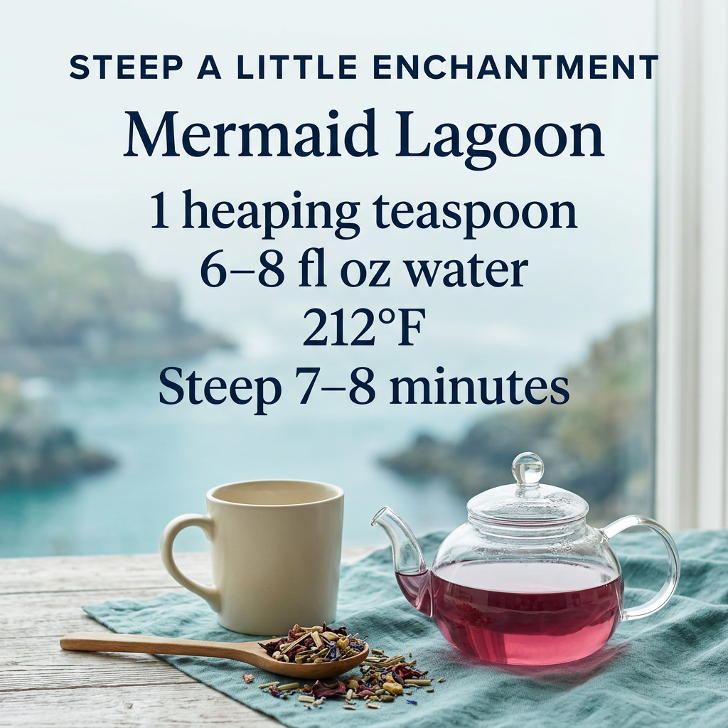 Mermaid Lagoon Tea - Enchanting Herbal Blend
