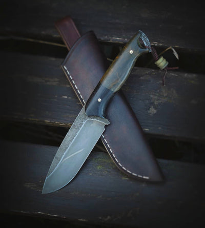 Premium Handcrafted Full Tang 1095 High Carbon Steel Outdoor Knife - Korvel