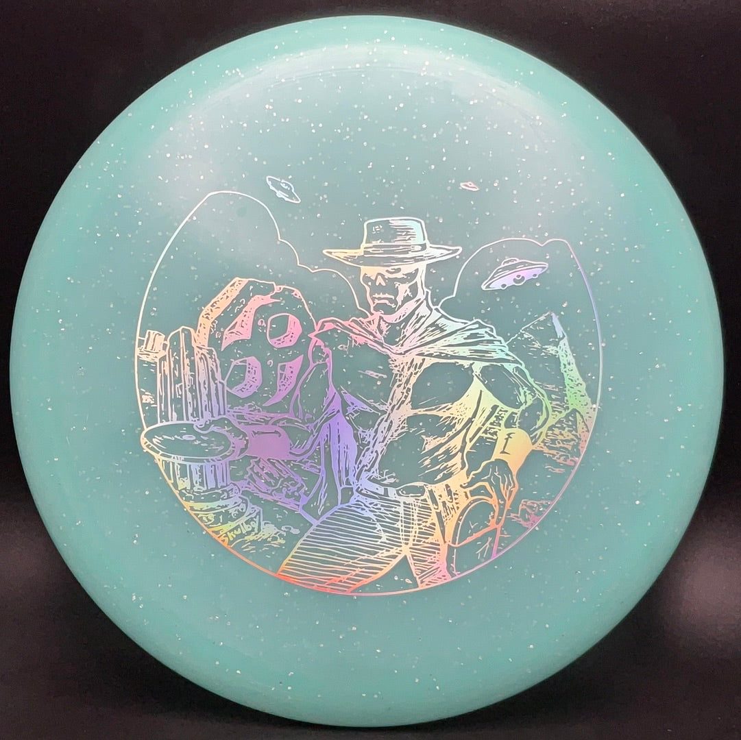 Metal Flake C-Blend Glow Ra - Marauder Stamp Disc Golf Disc