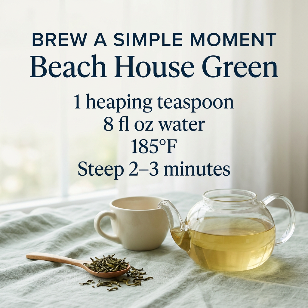 Tés verdes Beach House