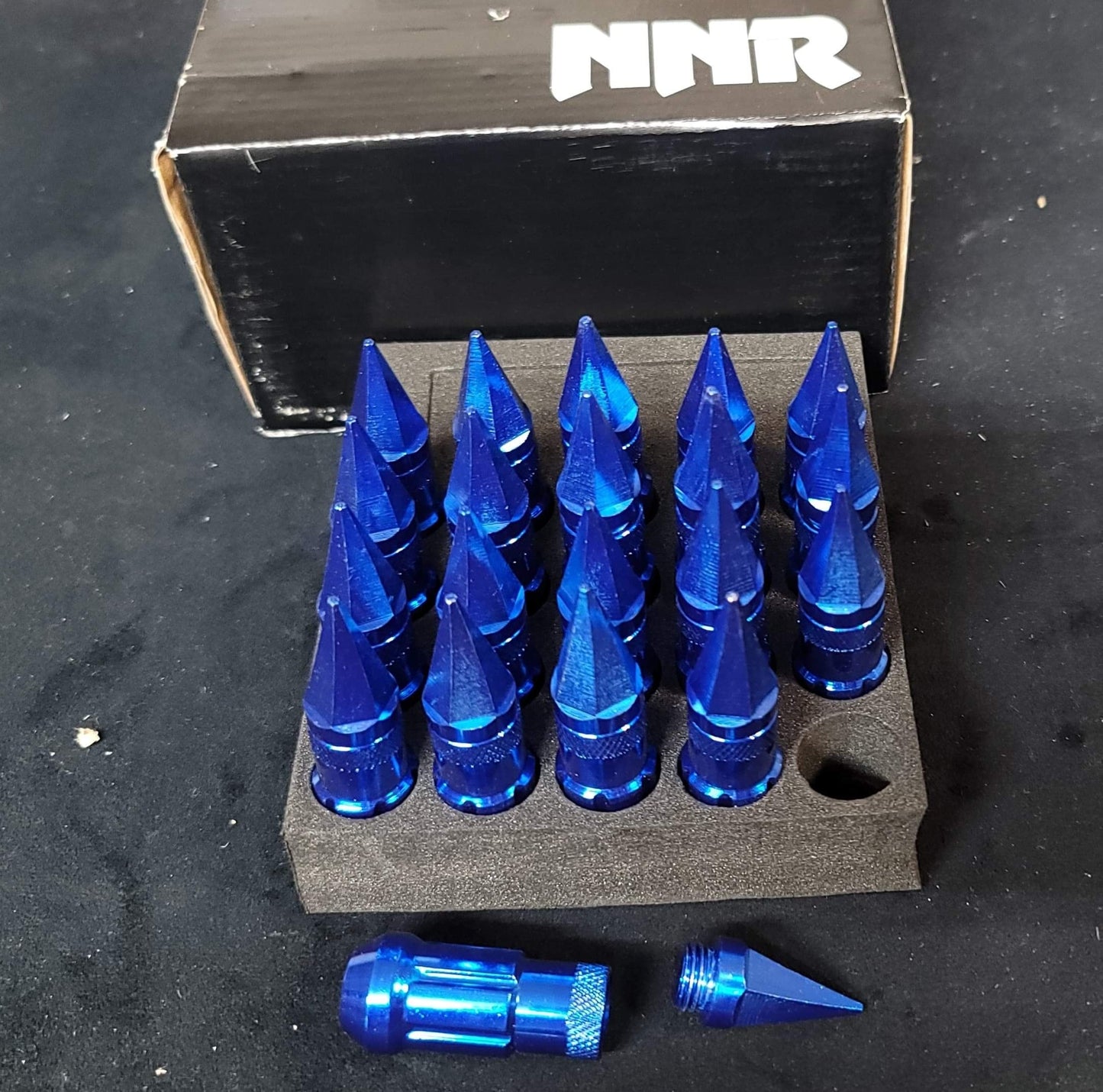 NNR Steel Extended Spline Wheel Lug Nuts with Spike - 20pcs