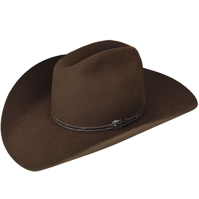 Bailey Roderick 3X Brown Felt Hat - Classic Western Style - Korvel
