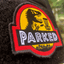 Parche de Disc Golf T-Rex Estacionado - Gancho y Bucle