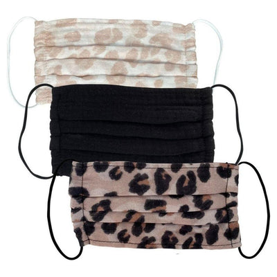 KitSch Mixed Cotton Face Masks - 3 Pack