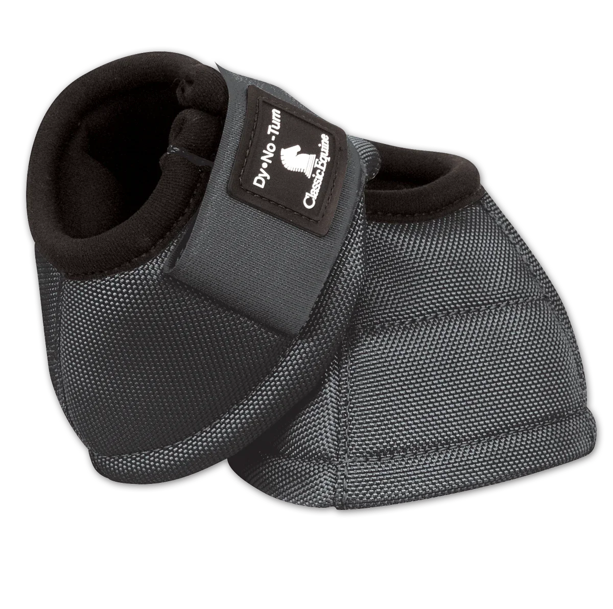Charcoal Dyno No-Turn Bell Boot for Ultimate Horse Protection - Korvel