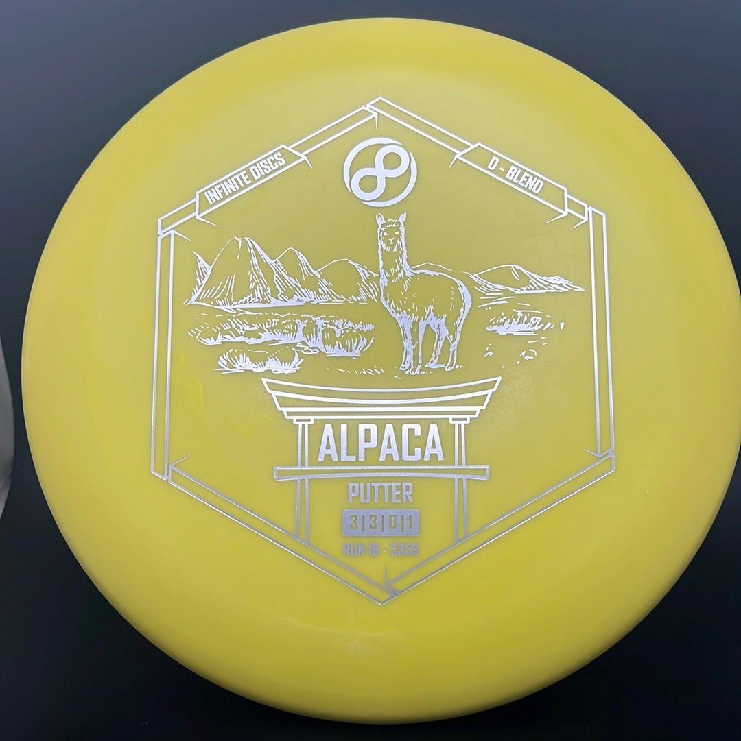 Alpaca D-Blend Putter - Premium Disc Golf Experience