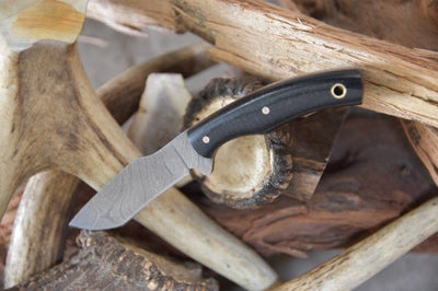 Premium Custom Damascus Steel Mini Tactical Knife - Korvel