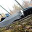 Premium Handmade Damascus Bowie Knife for Outdoor Adventures - Korvel
