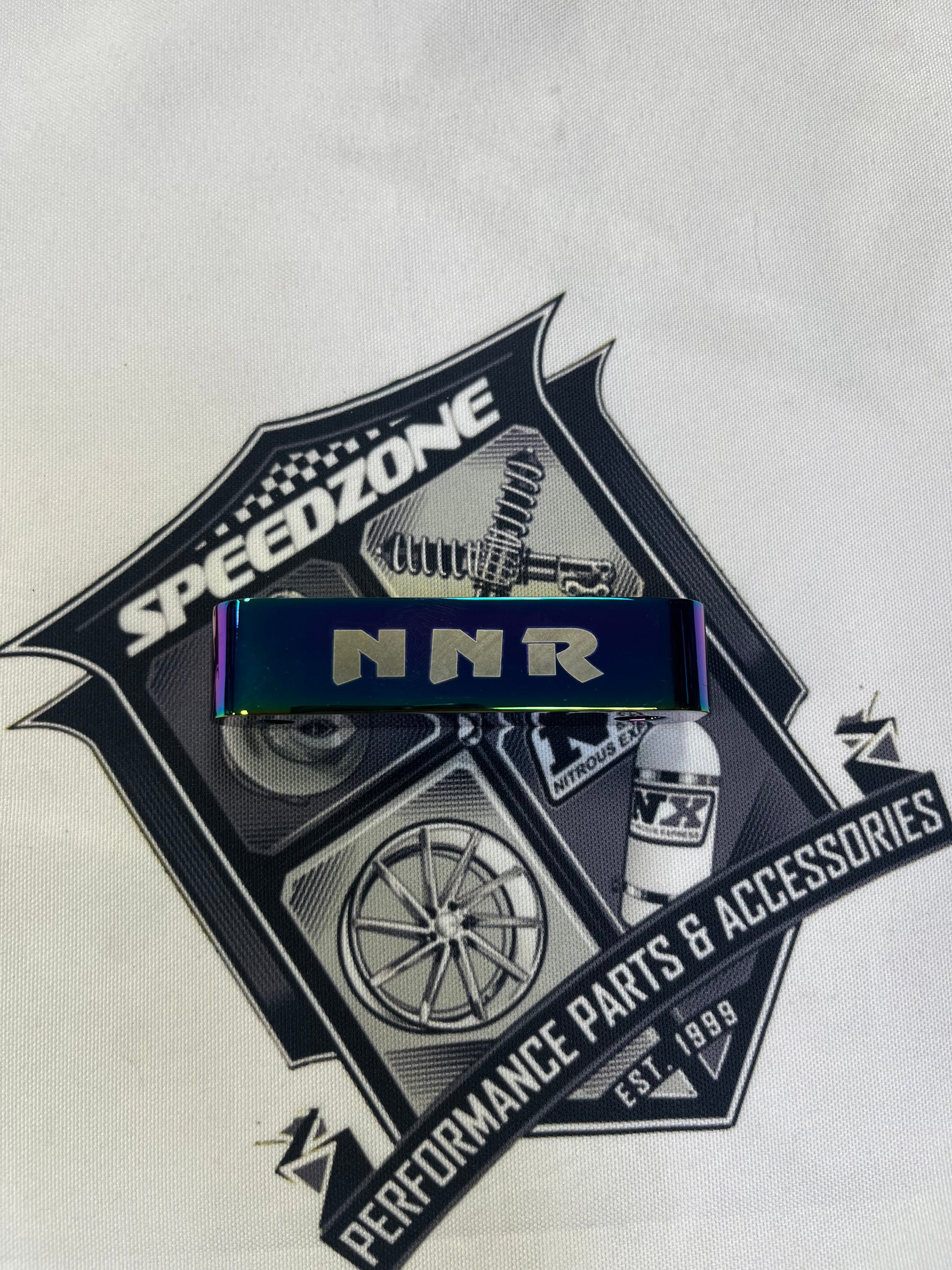 Nnr Neo Chrome Engine Hood Spacers for Enhanced Style - Korvel