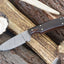 Artisan Crafted Damascus Steel Drop Point Skinner Knife for Hunters - Korvel