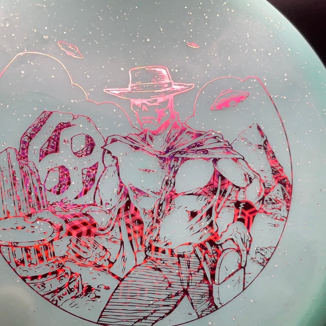 Metal Flake C-Blend Glow Ra - Marauder Stamp Disc Golf Disc