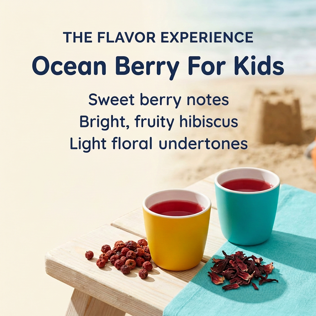 Ocean Berry for Kids - Organic Caffeine-Free Loose Leaf Tea