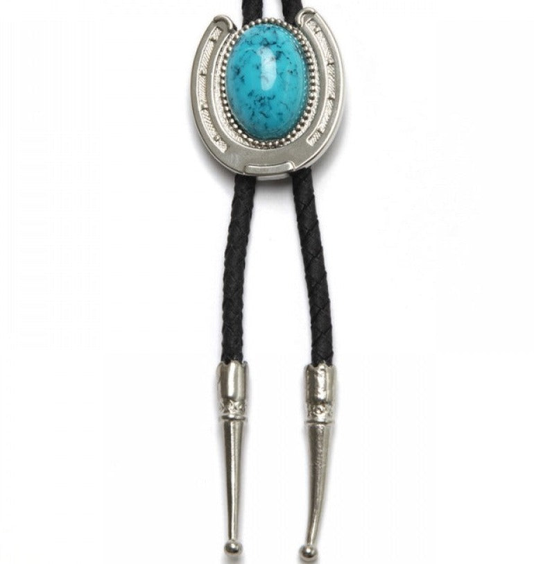 Turquoise Horseshoe Bolo - Korvel