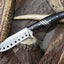 Premium Custom Damascus Steel Clip Point Hunting Knife - Korvel