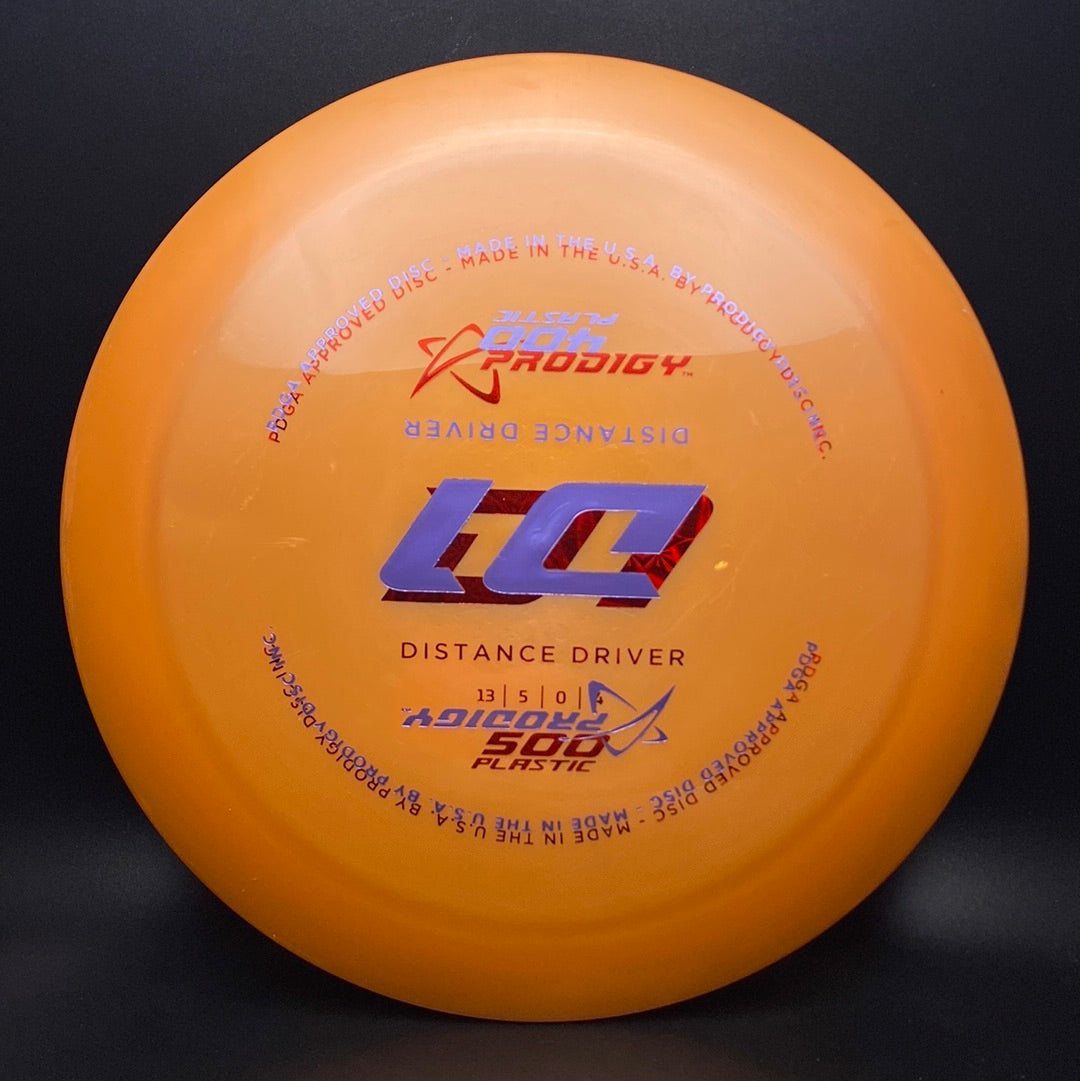Prodigy D1 Double Stamp Disc Golf Driver