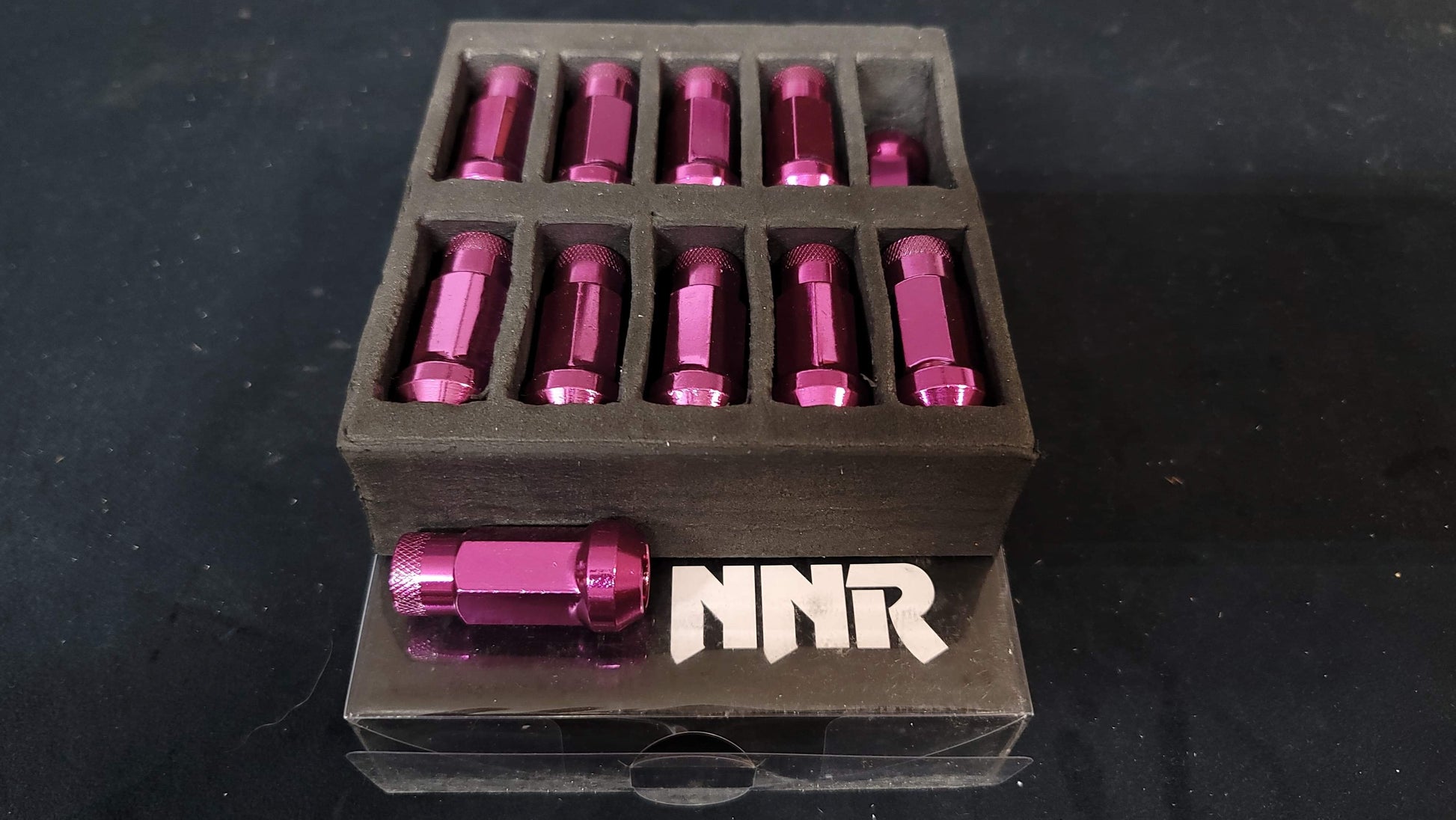 NNR Performance Extended Open Ended Steel Lug Nuts - 20 Pack, 49mm - Korvel