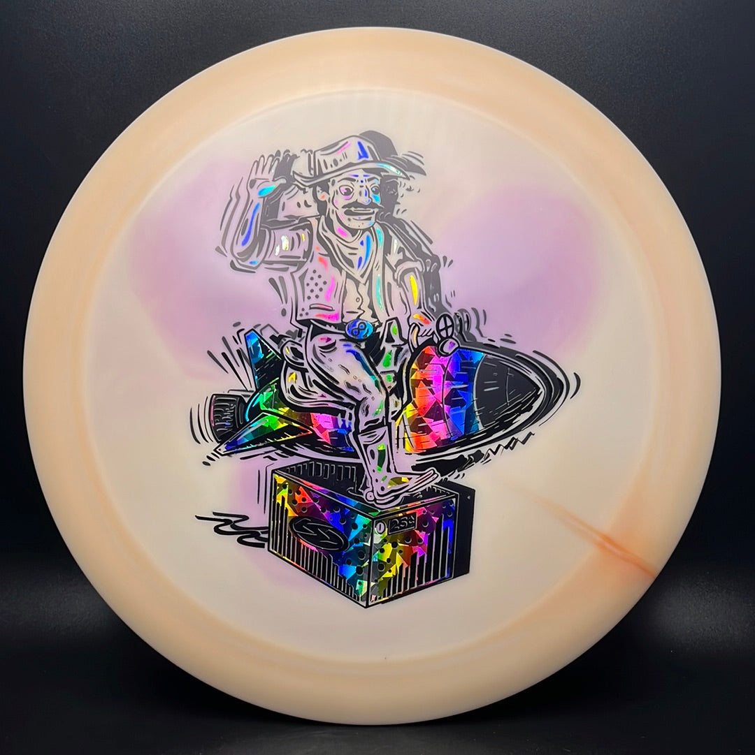 Alpha Bayonet - Ride 'Em Rocket Cowboy Triple Foil Disc