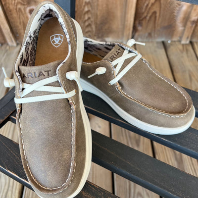 Ariat Women's Brown Hilo Casual Slip-On Shoes - Korvel
