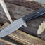 Premium Custom Damascus Steel Clip Point Hunting Knife - Korvel