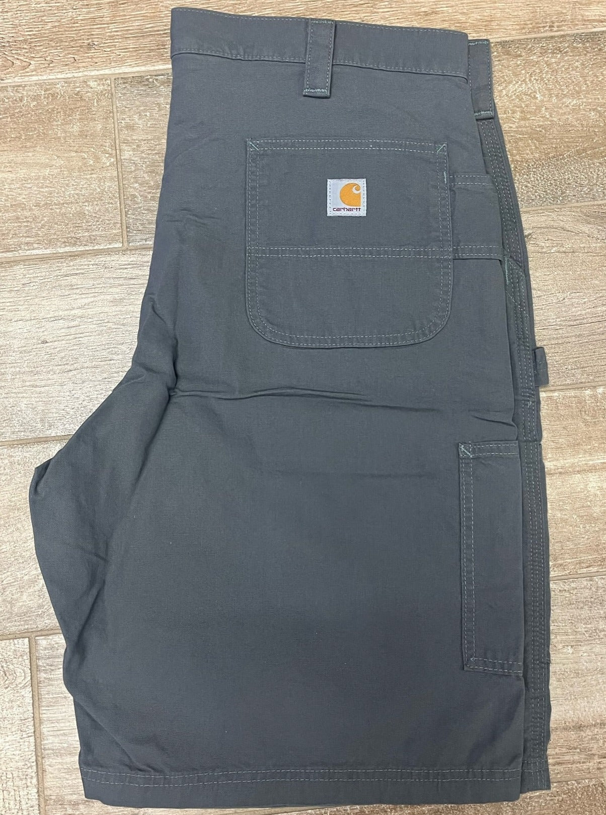 Men's Dark Grey Cargo Work Shorts by Carhartt - Korvel
