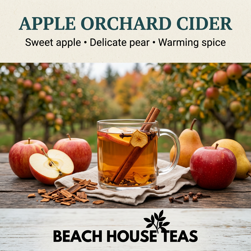 Té de hojas sueltas de sidra de manzana