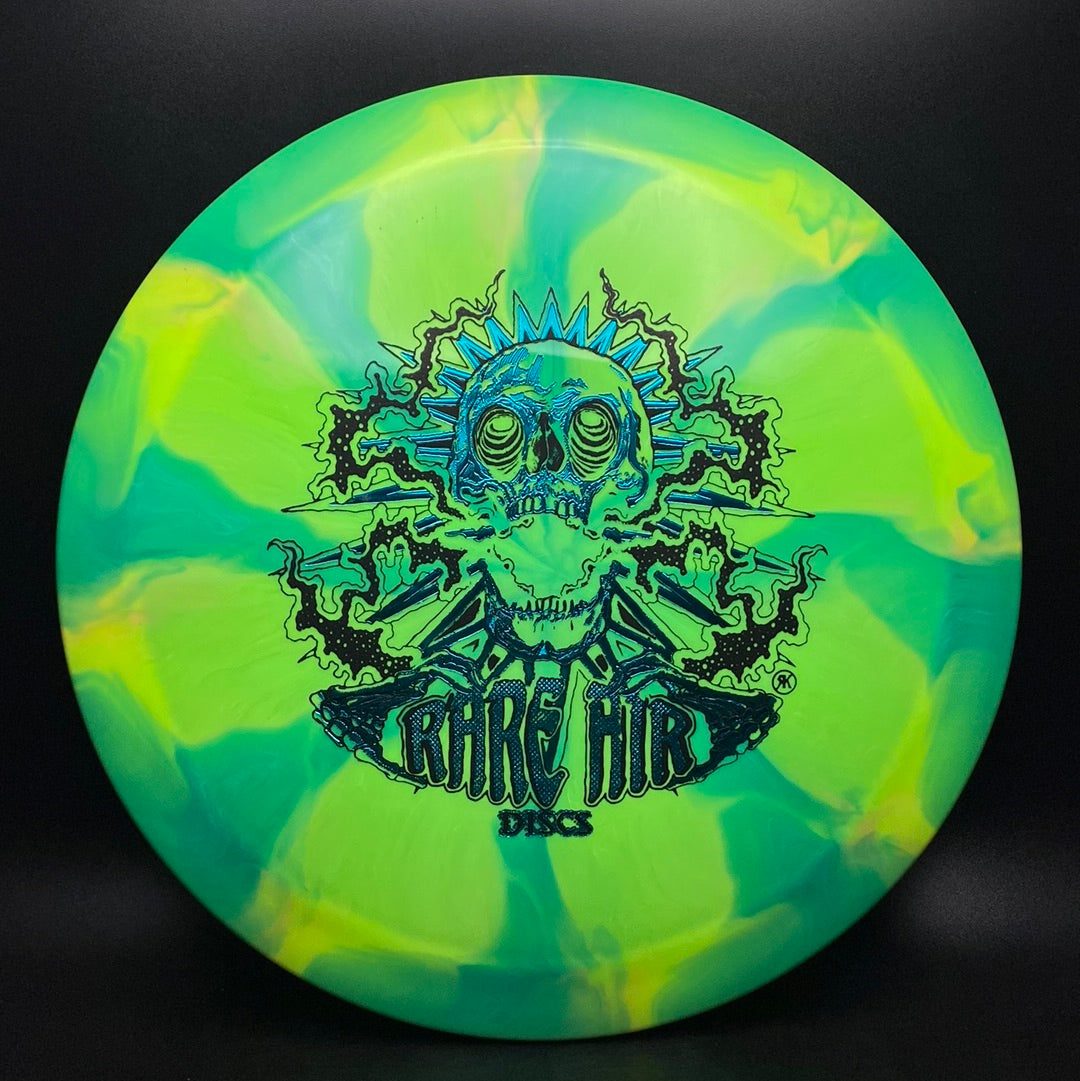 Swirly Apex Longhorn - Custom RAD Skull Stamp Disc