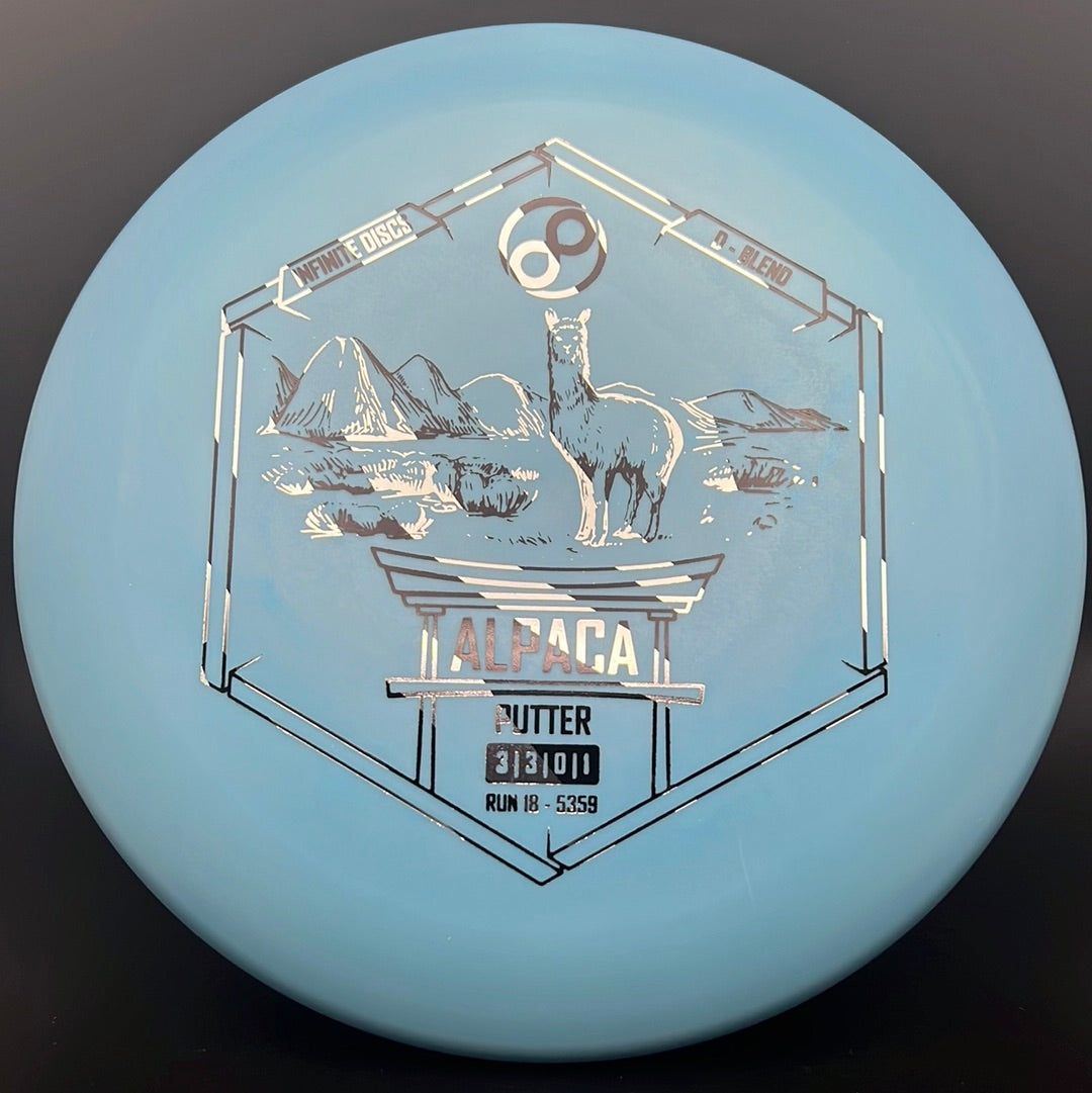 Alpaca D-Blend Putter - Premium Disc Golf Experience