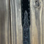 Men's Black Roughout Leather Belt with Buck Stitch Detail - Korvel