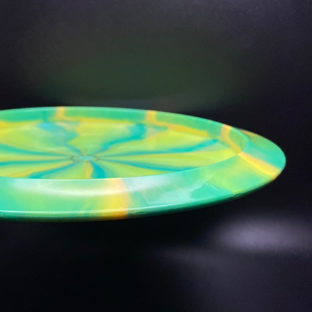 Swirly Apex Longhorn - Custom RAD Skull Stamp Disc