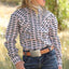 Stylish Pink Diamond Long Sleeve Shirt for Girls - Korvel