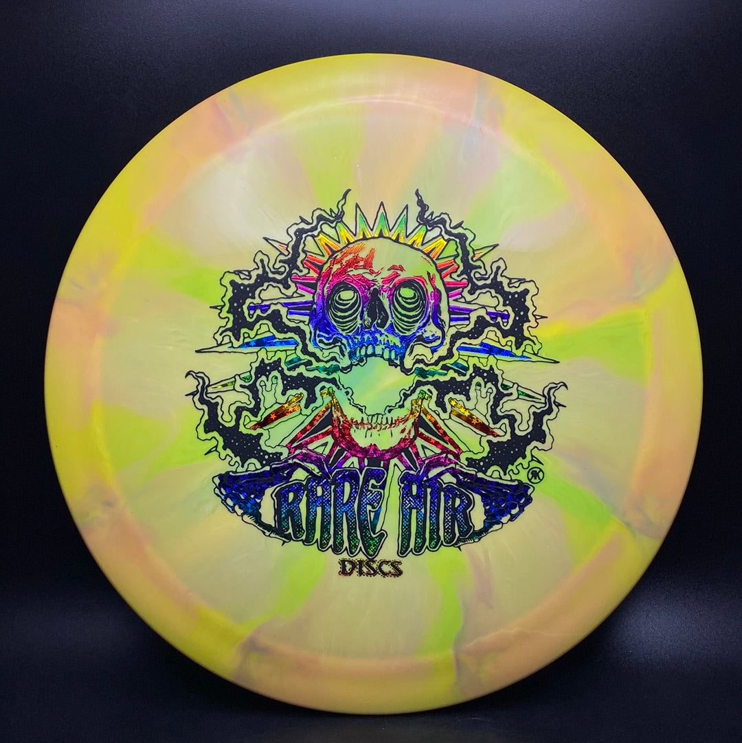 Swirly Apex Longhorn - Custom RAD Skull Stamp Disc