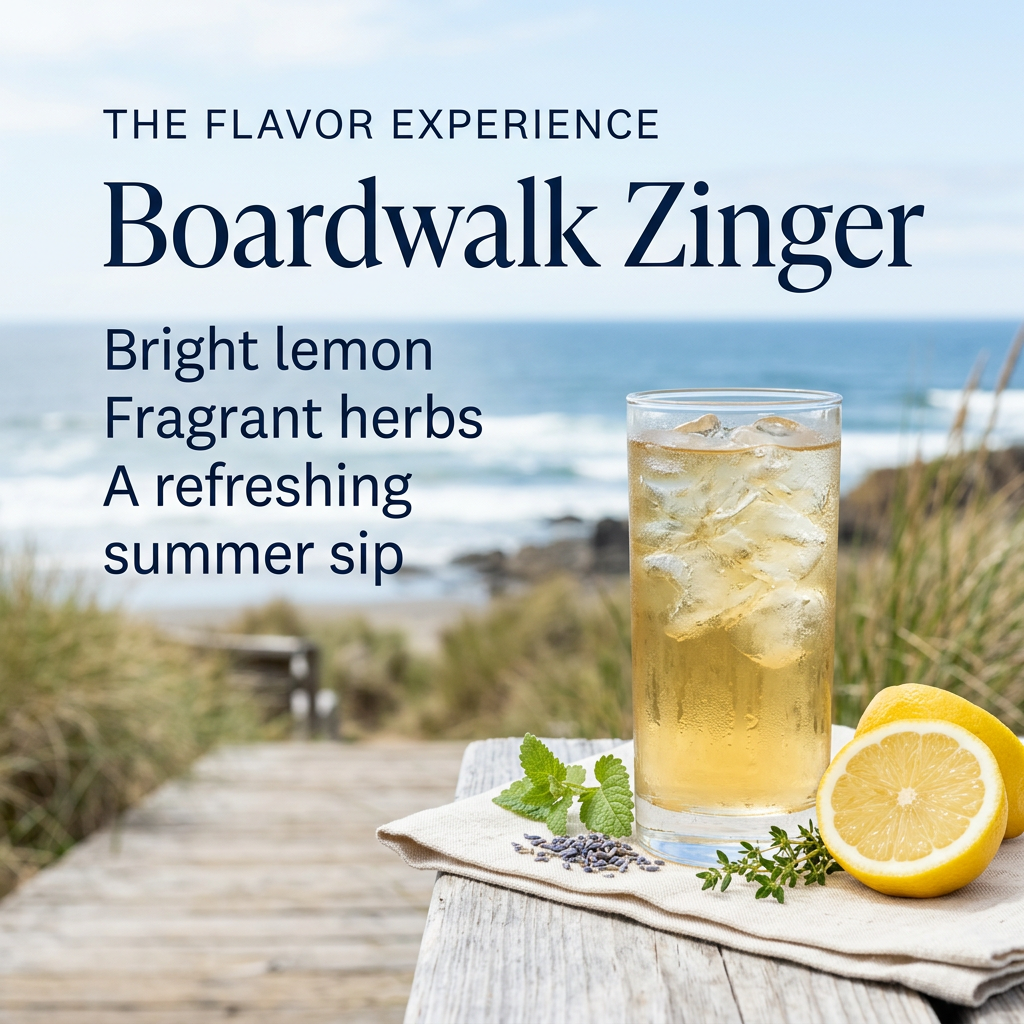 Boardwalk Zinger Iced Blend - Herbal Iced Tea
